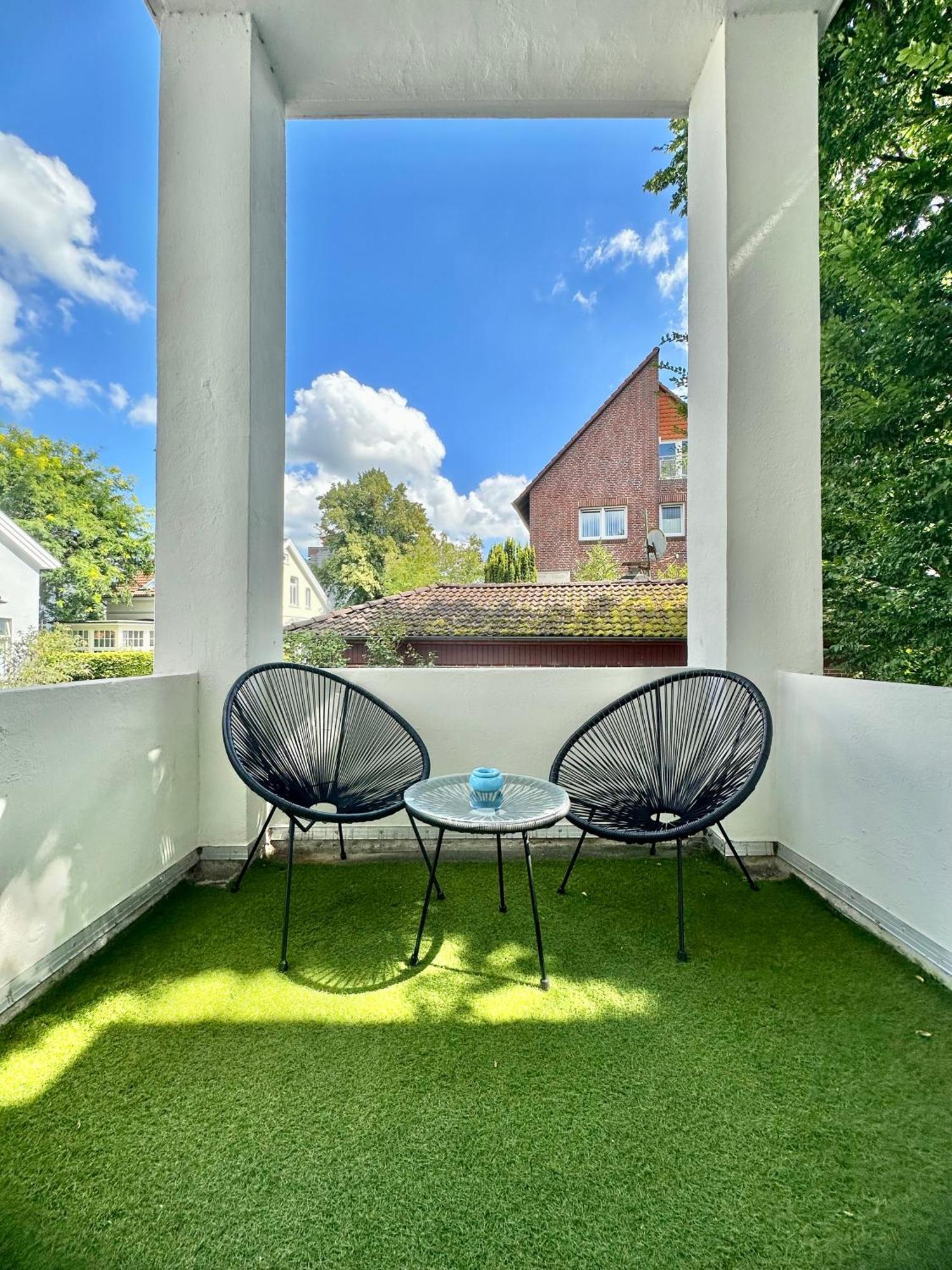 Exklusives City-Apartment Im Herzen Oldenburgs Mit Balkon Und Parkplatz A36 Ngoại thất bức ảnh